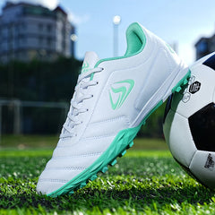 Professional Men Soccer Shoes Adult Football Sneakers Indoor Futsal Ultralight