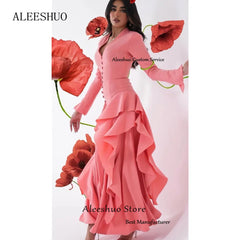 Homecoming Dresses: Evening Dresses Long Sleeves Satin Prom Dress