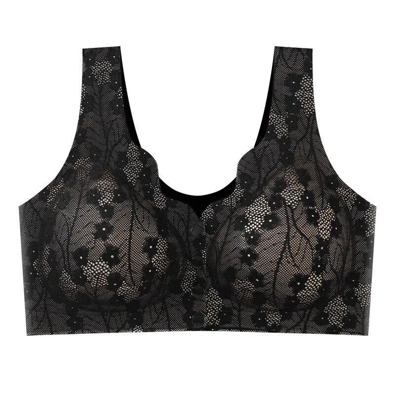 Soft Cups Before The Button In The Elderly Underwear Breathable Women