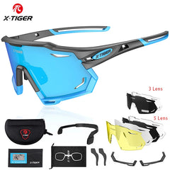 Sunglasses UV400 Protect Cycling Glasses Sports Polarized Men Bicycle