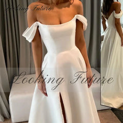 White Bridesmaid Dresses: Wedding Dresses For Woman Strapless Off The Shoulder