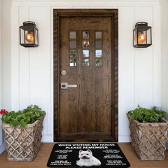 West Highland White Terrier Dog Floor Door Kitchen Bath Mat Anti-Slip Outdoor Westie