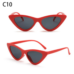 Eyewear Sun Shades Female Shades Vintage Small Triangle Sunglasses