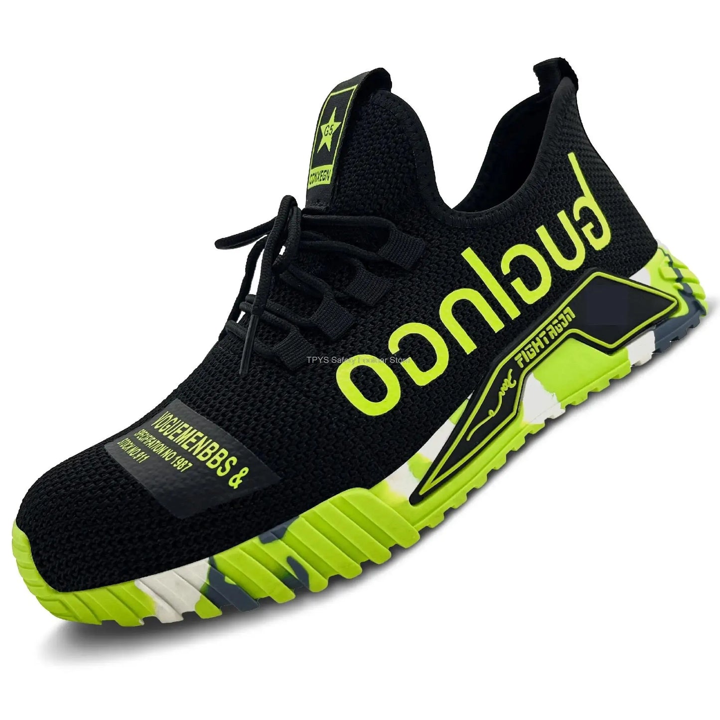 Lightweight Steel Toe Safety Shoes Men Anti-puncture Work Shoes Men Breathable Industrial Shoes Indestructible Work Safety Boots
