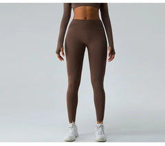 V Back Sport Leggings Female Train Gym Pants Woman Running Workout Leggings