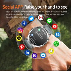 2026 New T-REX3 Outdoor Smart Watch 1.85inch AMOLED 1000mAh Large Battery 5ATM Waterproof Voice Call Sports Men Fitness Bracelet