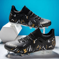 Men Soccer Shoes Football Boots Adult Anti-Slippery Futsal Cleats Sport