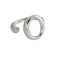 925 Sterling Silver Rings Party Jewelry Vintage Charm Double Layer