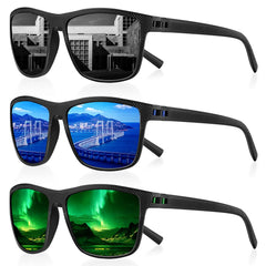 Polarized Sunglasses Men Women Retro Outdoor Sports Fishing Sun Glasses