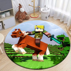 National game Carpet for Living Room Rugs Camping Picnic Mats Flannel Anti-Slip Rug