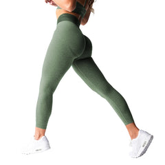 Knockout Seamless Leggings Spandex tights Women Soft Workout Tights Fitness