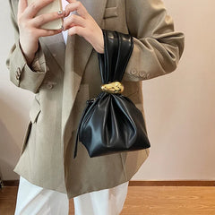 Design Mini PU Leather Underarm Bags For Women Fashion Designer