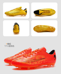 Men's Soccer Shoes Kids Children Low Top Futsal Society Training Football Boots