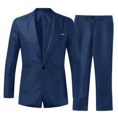 Tuxedo for Mens: Formal Party Mens 2 Piece Suit Set Slim Fit Single Breasted Jacket