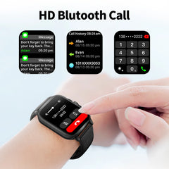 KUMI KU7 Meta 2.01″ High-definition Screen Smart Watch Bluetooth Call Heart Rate Measurement Oximetry Offline Intelligent Voice