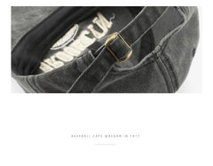 Retro brooklyn Letter Embroidery Baseball Caps Spring Summer Men Women