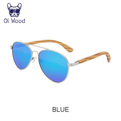 Sunglasses Pilot Sun Glasses Men Women Polarized Eyewear Blue