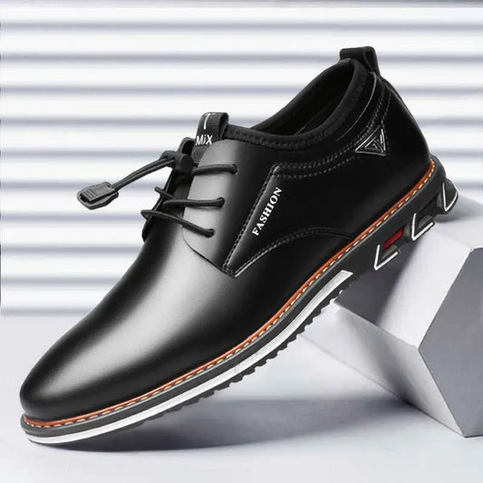 Men Dress Shoe Cowhide Leather Shoes Men's Comfortable