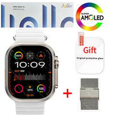 Smartwatch 2026 Original Hello Watch 5 Plus ULTRA3 49mm HD AMOLED 4G ROM NFC DeepSeek GPS Compass Bluetooth Call Clock Men Women