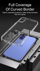 Case For iPhone 16 Pro Max Plus Crystal Clear Transparent Full Camera Cover Shell 16pro Promax 16plus
