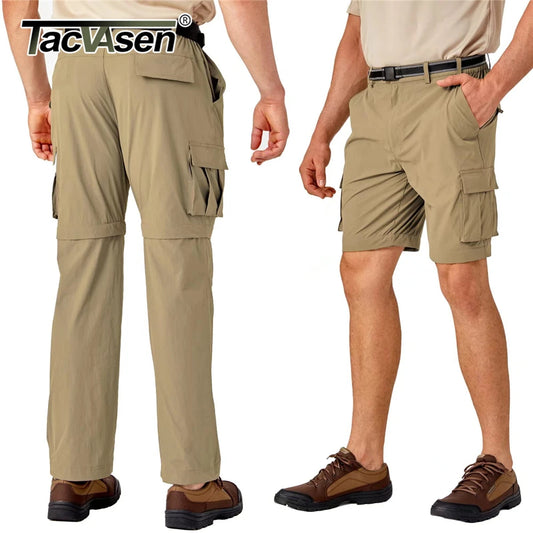 Zip Off Hiking Pants Convertible Shorts Mens Cargo Work Pants