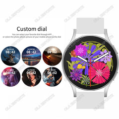 New Smart Watch 1.32 inch HD AMOLED Screen Bluetooth Call Health Monitoring Alarm Clock Fashion Watch Men Women For Android IOS