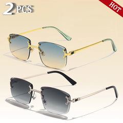 Sunglasses Men Women UV400 Small Gradient Sun Glasses For Men