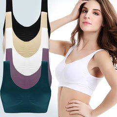 Bra Vest Women sleep Underwear yoga sports Brassiere Big Size