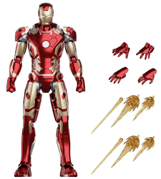 Original FondJoy Iron Man MK42 MK43 MK46MK5 MK6 MK7 DIY Toy Action Figure Tony Stark Legend Collection Anime Model Kids Gift