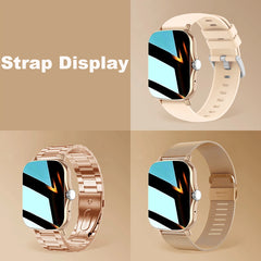 New SmartWatch Men Women 2.02 Amoled BT Call GPS Tracker NFC Sport Waterproof Heart Rate Smart Watch Fitness Tracker