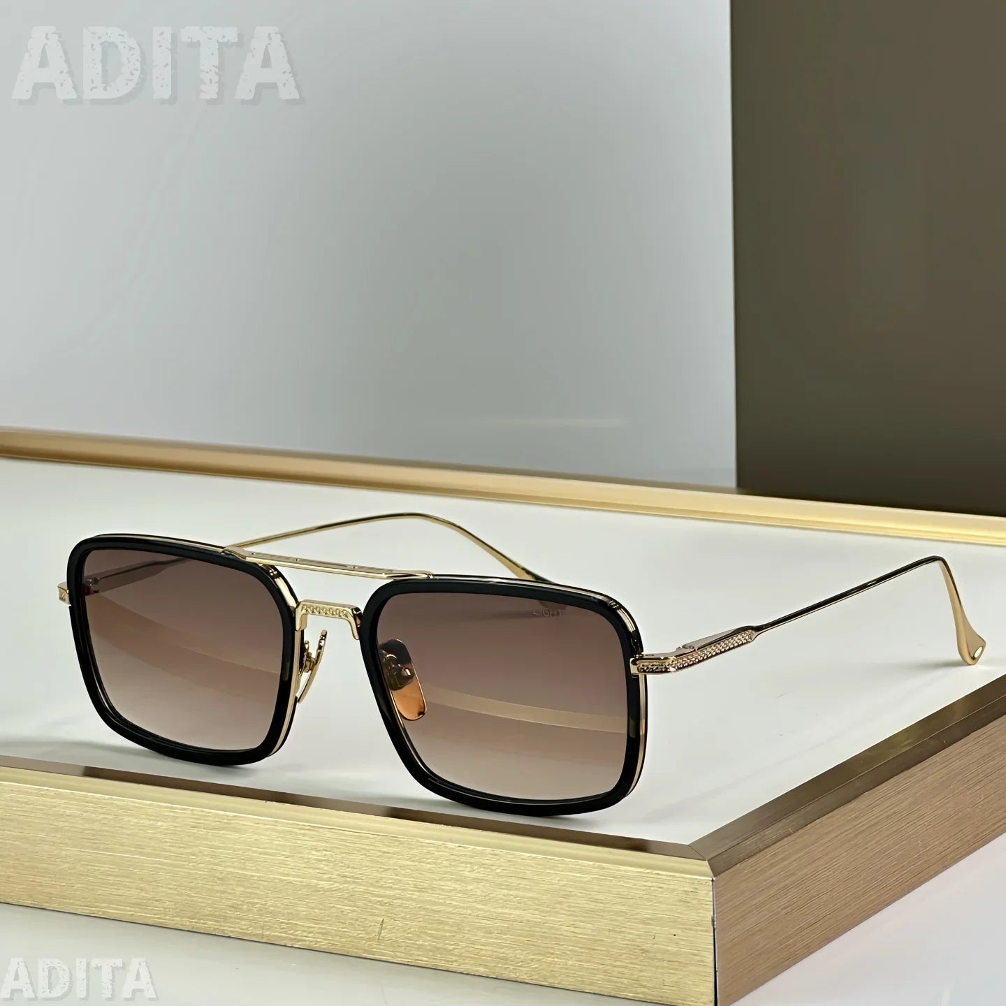 ADITA FLIGHT 008 DT008 Top Quality Sunglasses for Men Classic Women Luxury Brand Designer Fashion sun glasses UV400 With box