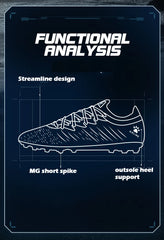 Man MG Soccer Shoes Artificial Grass Slip-Resistant Cushioning Training Football Shoes
