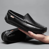 Fashion Leather Men Casual Shoes Italian Brand Formal Men Loafers
