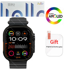 Smartwatch 2026 Original Hello Watch 5 Plus ULTRA3 49mm HD AMOLED 4G ROM NFC DeepSeek GPS Compass Bluetooth Call Clock Men Women