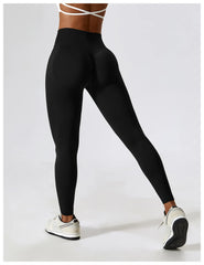 Sport Pants Tights Seamless Fitness Leggings Women Clothing High Waist Scrunch