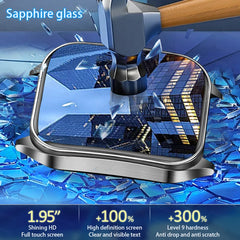 2025 Laser Treatment Three High SmartWatch 1.95" Sapphire Curved Screen ECG+PPG Blood fat Uric Acid Health Diagnosis Smartwatch