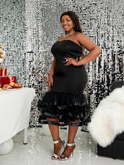 Evening Dresses: Party Dresses Mesh Patchwork Backless Off Shoulder Bodycon