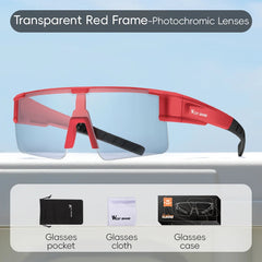 Sunglasses Men Photochromic Cycling Fit Over Myopic Glasses Driving