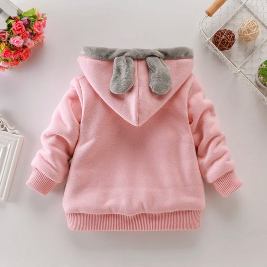 Hoodie Warmth Outfit Warm Coats For children Winter Kids