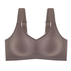 Push-up Bra For Women, Seamless One-piece, Wire-free, Adjustable Sports Thin Bra