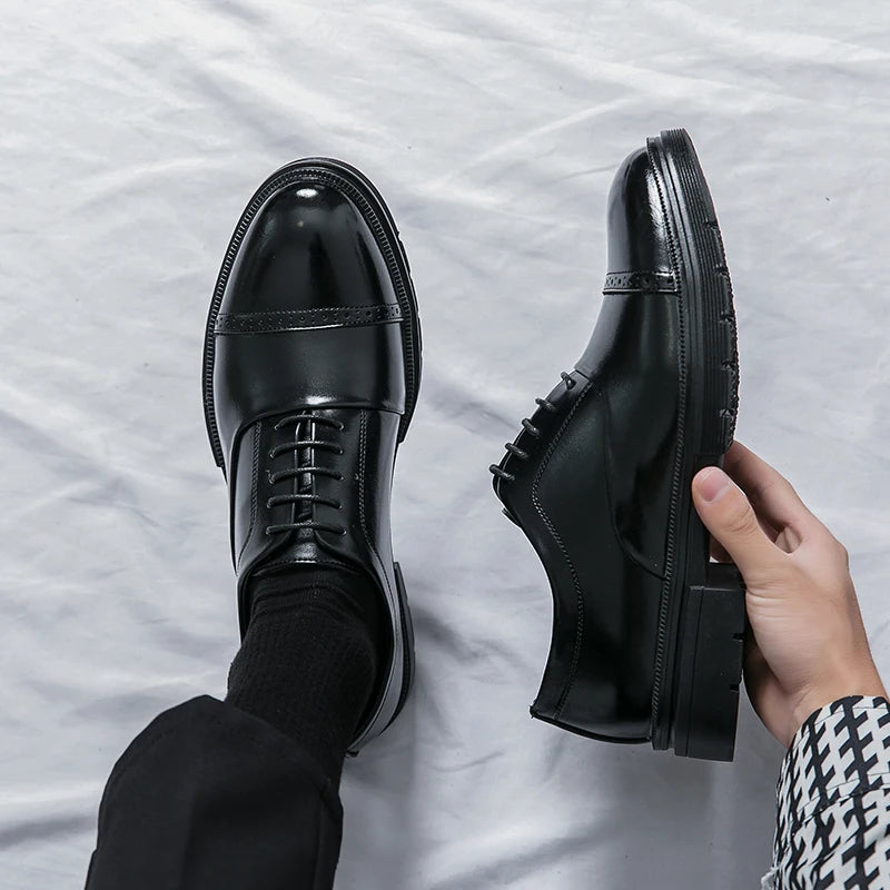 Men Dress Shoes Formal Oxfords Classic Business Office Wedding Shoes