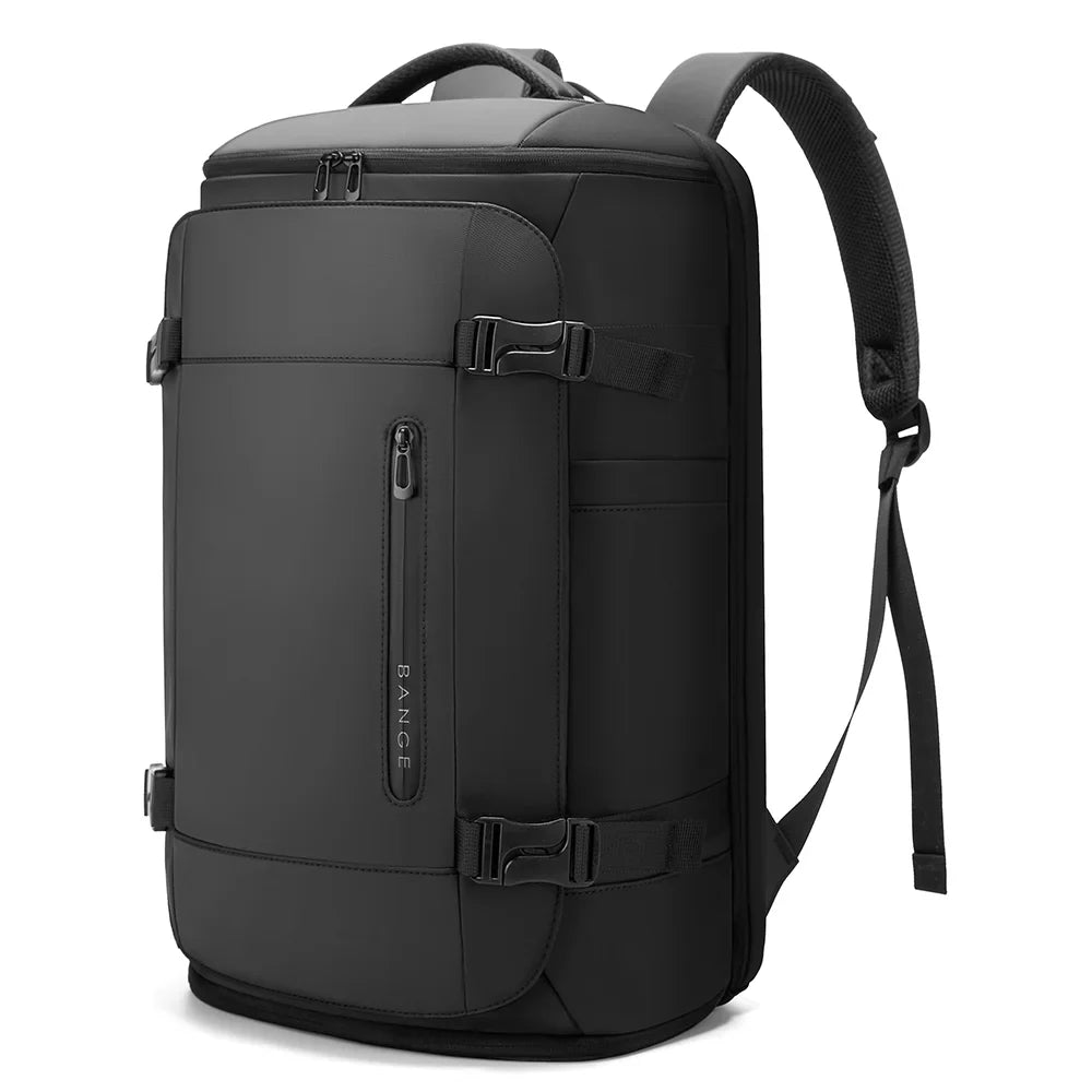 BANGE Multi New Men Backpack Sports Travel Business Large Capacity Dry and Wet Separation Outdoor Hiking with Shoe Compartments
