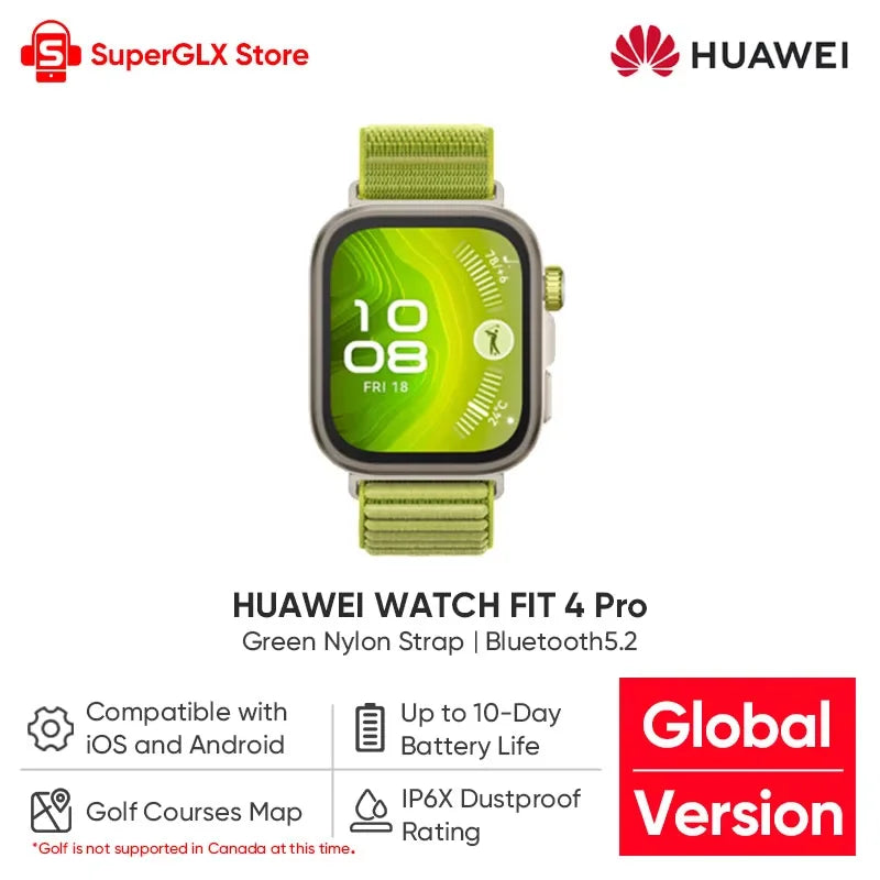 HUAWEI Watch Fit 4 Pro Smartwatch 1.82 inch AMOLED Display Sapphire Glass