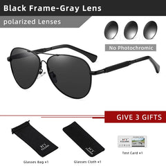 Sunglasses Polarized Men's Sun Glasses Women Fashion Pilot Gradient Eyewear
