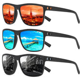 Polarized Sunglasses Men Women Retro Outdoor Sports Fishing Sun Glasses