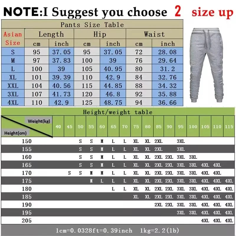 Jogging Sports Pants for Men Daily Sweatpants Hot Sales Casual Versatile