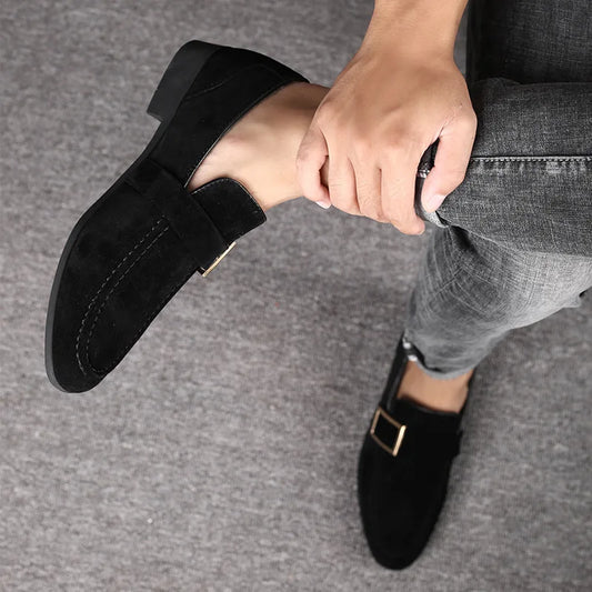 Mens Dress Shoes Designer Formal Loafers Men's Leather Shoes Men Wedding Man
