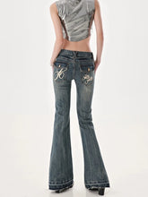 American High Street Spicy Girls Low Waist Jeans Women Autumn Vintage Pants