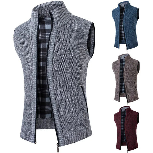 Men's Coat Fashion Warm Outer Wear Vest Spring Vest Casual Sleeveless
