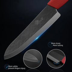 Ceramic Fruit Knife for Kitchen 3 4 5 6 inch Chef Knife with Sheath Utility Slicing